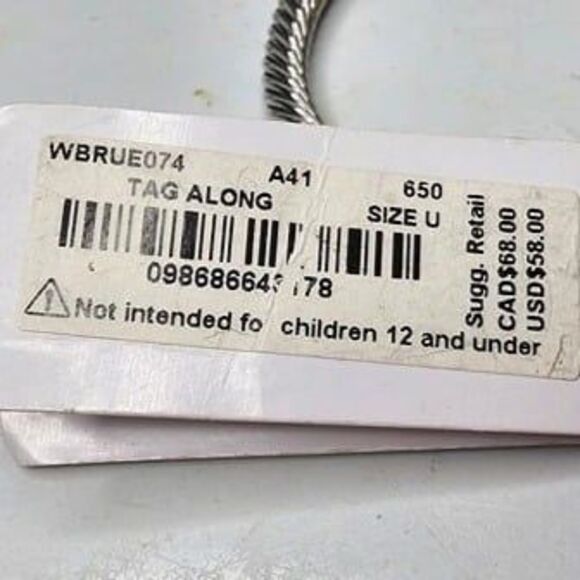 NWT Kate Spade Pave Silver Tone Twist Cuff Bracelet - Picture 3 of 3